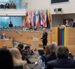 Президент Литвы Гитанас Науседа - на встрече высокого уровня спикеров парламентов стран – членов НАТО (дополнено)