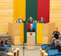 Президент Литвы Гитанас Науседа выступил в Сейме с годовым докладом (текст)