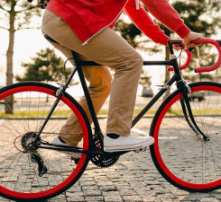 Садимся на велосипед