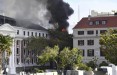 Пожар в парламенте ЮАР в Кейптауне (видео)