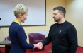 Генпрокурор Литвы Н. Грунскене встретилась с президентом Украины В. Зеленским на международной конференции