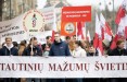 В Вильнюсе около тысячи человек протестовали против положения школ нацменьшинств