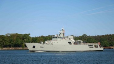 В Клайпеду прибыло патрульное судно ВМС Португалии Figueira da Foz