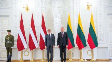 Президент Литвы Гитанас Науседа поздравил Латвию с Днем восстановления независимости