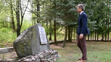 Кястутис Будрис, посетивший место убийства евреев: нужно делать все, чтобы это не повторилось (обновлено)