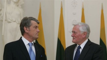 В.Ющенко: Украина бесконечно благодарна Литве...