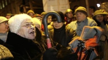 В Вильнюсе – акция протеста против политики правительства