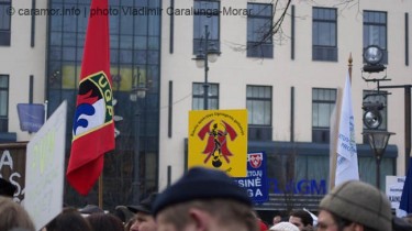 Литовские профсоюзы грозят голодовкой