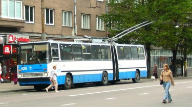 В Каунасе опять бастуют водители