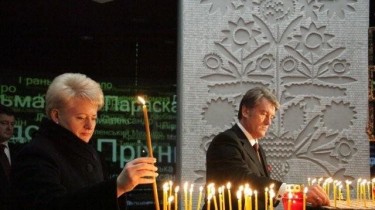 Литва выразила солидарность с Украиной в годовщину Голодомора