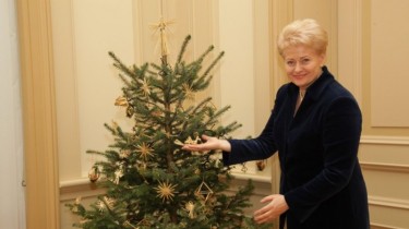Обращение президента Дали Грибаускайте к народу Литвы в Рождественский сочельник