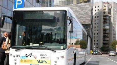 Вильнюсцы испытают итальянский автобус, работающий на природном газе