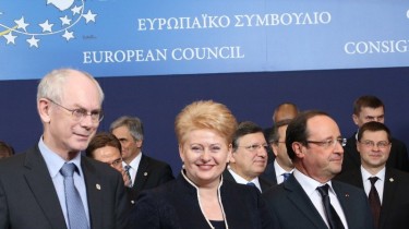 Д.Грибаускайте: 2013-й для Европы будет легче, но кризис ещё не уйдёт