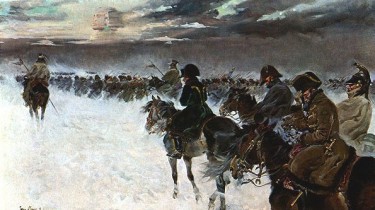 5 декабря 1812 г. Наполеон бежал в Париж, оставив в России свою армию на произвол судьбы