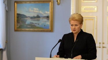 Президент Литвы Д.Грибаускайте будет баллотироваться на второй срок (дополнено)