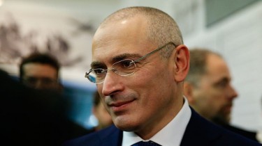 Ходорковский в Вильнюсе призывает пересмотреть санкции в отношении России