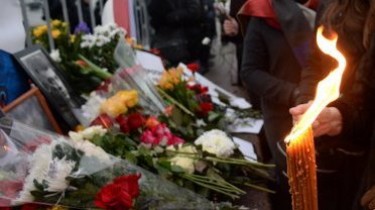 Сотни вильнюсцев организовали шествие в память Бориса Немцова