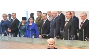 Президент Литвы выступила с годовым сообщением