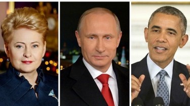 Опрос: человек 2015 года в Литве - Д. Грибаускайте, в мире - Б. Обама и В.Путин