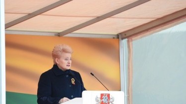 Президент Д. Грибаускайте: Литва не сломилась, встала на ноги и окрепла