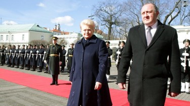 В преддверии саммита НАТО – телефонный разговор президентов Литвы и Грузии