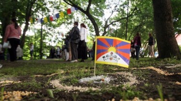 В Вильнюсе в Тибетском сквере будет открыта табличка на литовском и тибетском языках