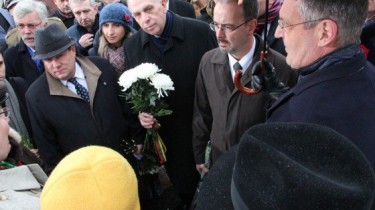 Посол Литвы в России и почтил память жертв политических репрессий