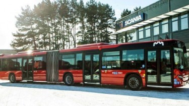 В Вильнюсе – 50 новых трехосных автобуса «Scania»