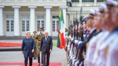 Президент Италии выражает солидарность с Литвой в связи с вызовами безопасности
