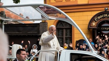 Папа Франциск в Каунасе призвал ксендзов быть ближе к людям