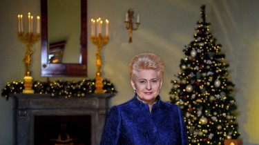 Президент Д.Грибаускайте: Пусть вечер накануне Рождества наполнится чувством благодарности