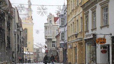 Вильнюсская мэрия назначила штраф за нечищенные тротуары