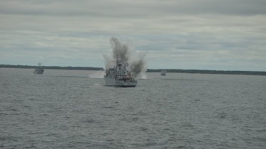 В операции по разминированию в Балтийском море обнаружено восемь мин