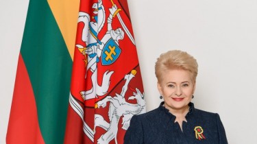 Поздравление Президента Литовской Республики Дали Грибаускайте по случаю Дня государства