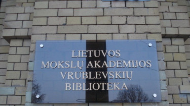 Администрация библиотеки АН Литвы: установка доски Й.Норейке согласована не полностью, но она может остаться