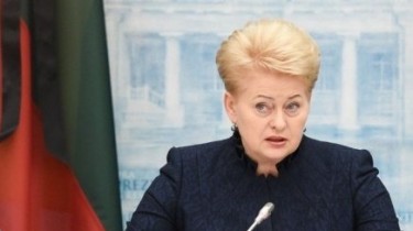Д.Грибаускайте о давлении на спикера Сейма: это фиеста политической ничтожности