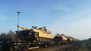 В Литву прибыли американские танки