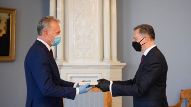 Президент передал верительные грамоты новому послу Литвы в России