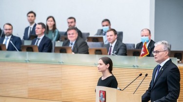 Президент Литвы выступил в Сейме со своим первым годовым сообщением (дополнено)