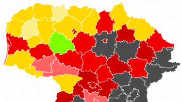 Ситуация с COVID-19: скорость распространения в Литве растет с марта