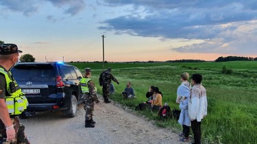 В пятницу задержано еще 15 нелегальных мигрантов на границе Литвы с Беларусью