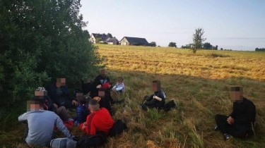 Еще 110 нелегальных мигрантов задержаны за сутки на границе Литвы с Беларусью