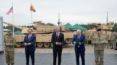 После открытия в Пабраде военного лагеря для американцев Литва ожидает больше внимания от США