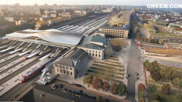 на конкурс идеи железнодорожного вокзала Вильнюса представлены 33 работы