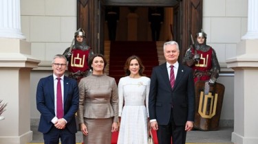 Встреча президента Литвы с кронпринцессой Дании Мэри - на 100-летие установления дипотношений