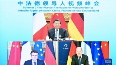 Война в Украине: Си Цзиньпин поддержал усилия Франции и Германии по урегулированию