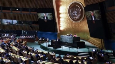 Представитель Литвы: приостановив членство России, ООН сохранил "моральную интегральность" (дополнено, видео)