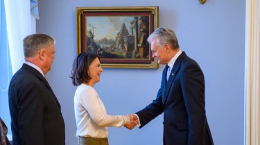 Президент Литвы после встречи с А. Бербок: военная помощь Украине должна быть быстрой и эффективной