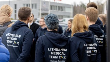 Половина литовских медиков остались в Украине, остальные – возвращаются