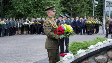 Глава государства призывает черпать мужество у защитников границ Литвы